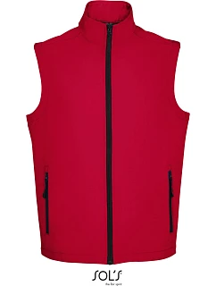 SOL'S Race BW Men Pánská 2-vrstvá softshellová vesta model 22535929 pepper red