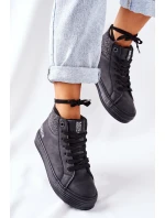 Vysoké Tenisky Big Star Černé model 21561479 - Big Star Shoes