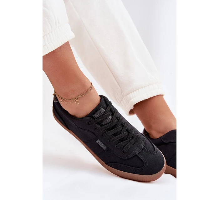 Dámské tenisky z materiálu Big Star TT274356 Černé