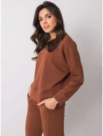 Mikina RV BL 6080.19 tmavě hnědá