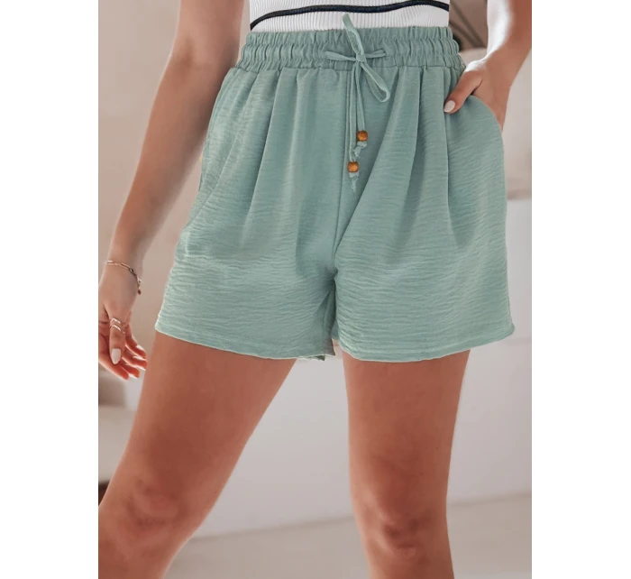 Dámské látkové šortky SUMMER zelené model 21987208 - Dstreet