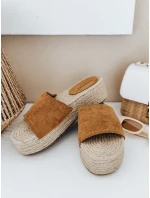 Dámské žabky SUMMERRY camel FashionStreet ZY0986