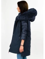 ZIMOWA KURTKA DAMSKA Z  GRANATOWA model 21242200 - Libland