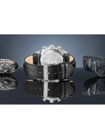 Pánské hodinky Giewont Chronograph Sapphire Black Silver GW5630-A2