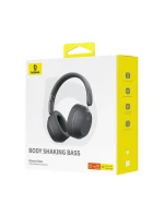 Bezdrátová sluchátka Baseus Bass 35 Max (šedá)