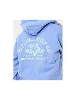 Dámská mikina RIP CURL Surf Puff Heritage Hood P/P, modrá Dámská mikina RIP CURL Surf Puff Heritage Hood P/P, modrá