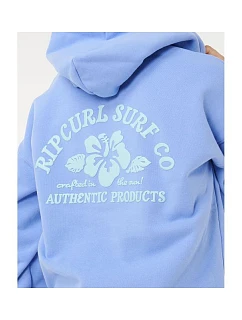 Dámská mikina RIP CURL Surf Puff Heritage Hood P/P, modrá
