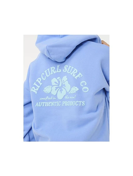 Dámská mikina RIP CURL Surf Puff Heritage Hood P/P, modrá Dámská mikina RIP CURL Surf Puff Heritage Hood P/P, modrá