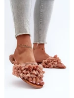 Ploché Dámské Žabky S Špinavě Růžové model 21656741 - Boto Ploché Dámské Žabky S Špinavě Růžové model 21656741 - Boto