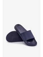 Lehké Pěnové Pantofle Pánské Big Star model 21687966 Tmavě Modré - Big Star Shoes Lehké Pěnové Pantofle Pánské Big Star model 21687966 Tmavě Modré - Big Star Shoes