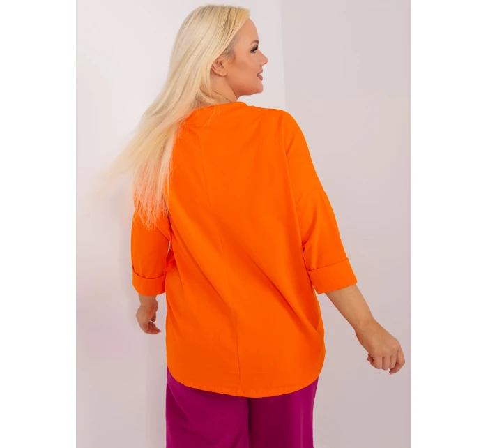 Bluzka RV BZ model 19465462 pomarańczowy - FPrice Bluzka RV BZ model 19465462 pomarańczowy - FPrice
