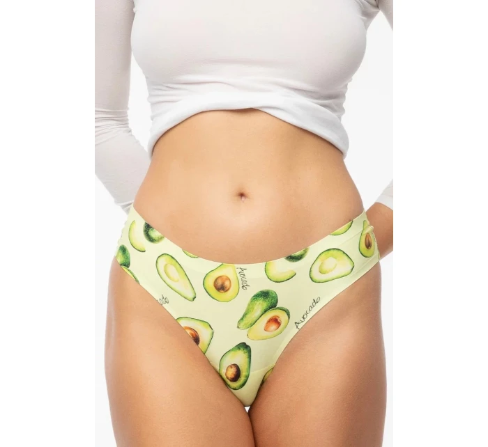 Kalhotky AVOCADO simple brasil žluté - Julimex