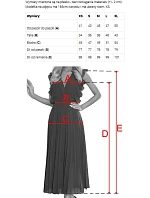 479-16 NINA – elegantní šaty s výstřihem do V, rukávy a páskem – tmavě béžové s brokátem