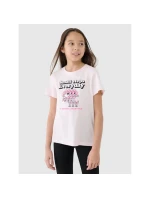 Dívčí tričko s potiskem 4F 4FJRSS25TTSHF2585-12S Dívčí tričko s potiskem 4F 4FJRSS25TTSHF2585-12S