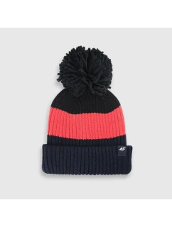 Dětská zimní čepice s bambulí model 21870612 - 4F