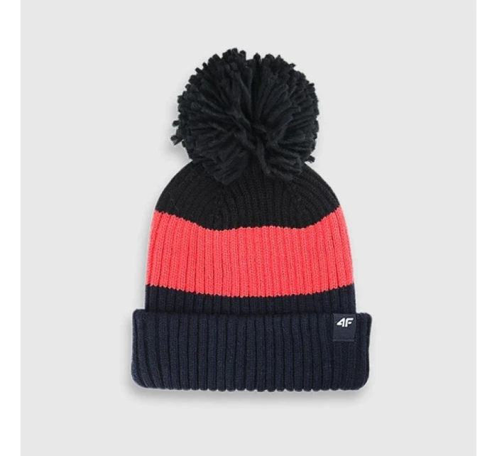 Dětská zimní čepice s bambulí model 21870612 - 4F