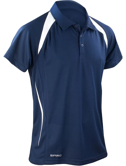 Spiro S 177M Pánské týmové piqué polo 29.177M navy/white Spiro S 177M Pánské týmové piqué polo 29.177M navy/white