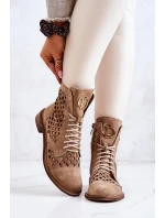 kožené boty Camel model 21574545 - Zazoo