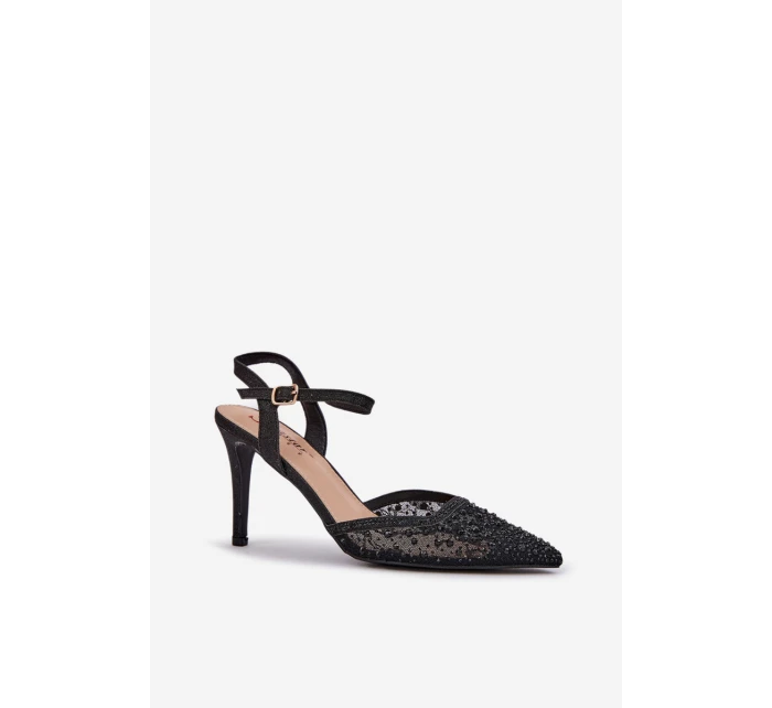 Ozdobené Lodičky S  Černé model 21684907 - Boto