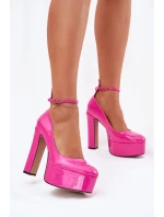 Lakovane Lodičky Na Vysokém Podpatku A Platformě Růžové Nianka Lakovane Lodičky Na Vysokém Podpatku A Platformě Růžové Nianka