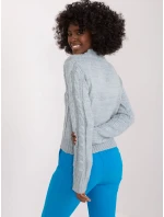 Sweter TW SW model 19529437 mietowy - FPrice Sweter TW SW model 19529437 mietowy - FPrice