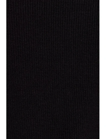 Žebrované legíny s nohavicí černé model 20515073 - Moe