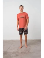 Dvoudílné pánské pyžamo Rory 17618 - Vamp Dvoudílné pánské pyžamo Rory 17618 - Vamp