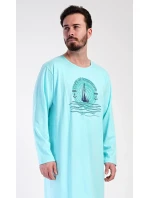 Pánská noční košile s dlouhým rukávem Jachting Pánská noční košile s dlouhým rukávem Jachting