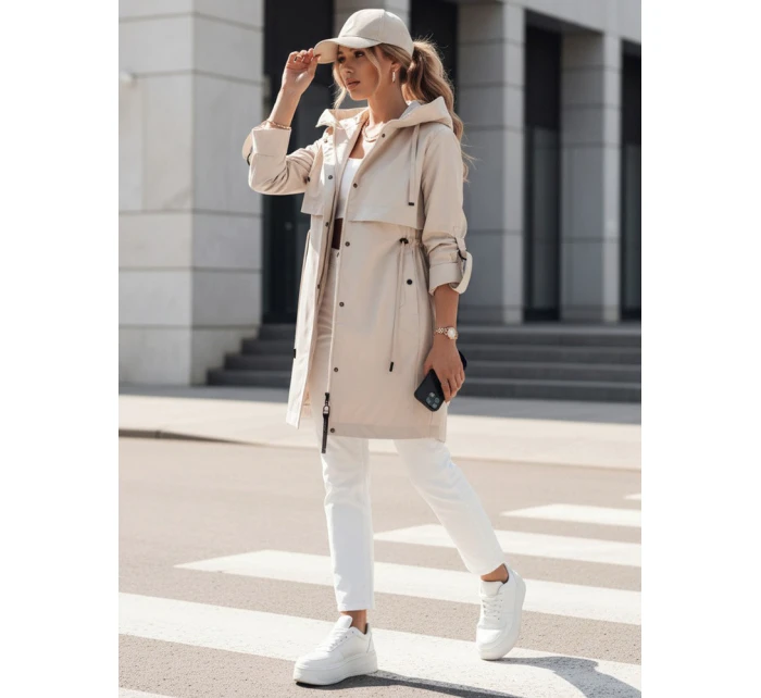 Dámská přechodná bunda parka béžová NOCITO FashionStreet TY4200