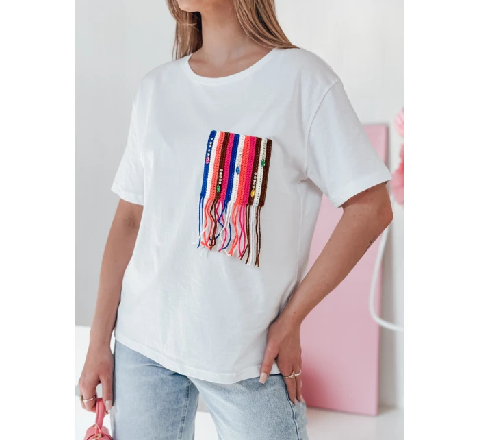 Dámské tričko FROND bílé Dstreet RY2601