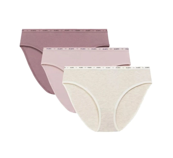 Dámské kalhotky 3 pack 010 mix1 - Atlantic