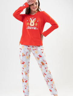 Dámské pyžamo s červené model 17926785 - Vienetta Secret