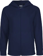 Neutral O 13301 Dětská mikina s kapucí z bio bavlny 77.1331 navy