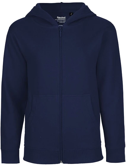 Neutral O 13301 Dětská mikina s kapucí z bio bavlny 77.1331 navy Neutral O 13301 Dětská mikina s kapucí z bio bavlny 77.1331 navy