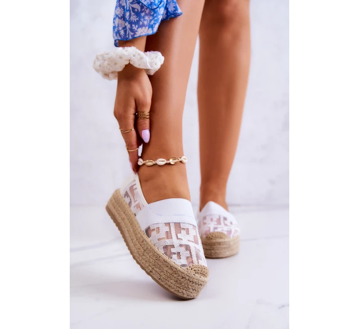 Dámské nazouvací espadrilky bílé model 21580129 - Boto