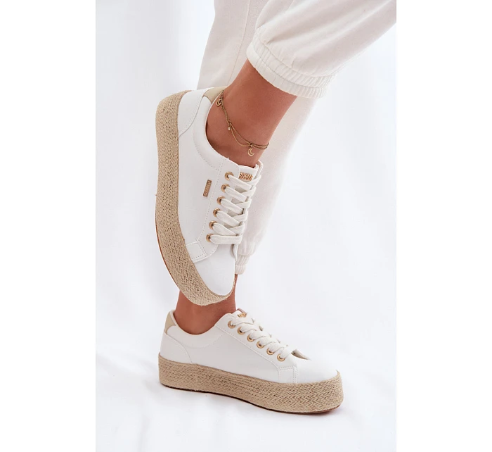 Dámské na platformě Big Star Bílé model 22042736 - Big Star Shoes