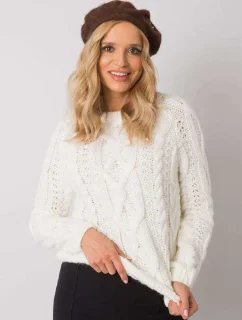 Dámská čepice model 16738568 hnědá - FPrice