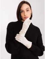 Rękawiczki AT RK model 19040842 jasny beżowy - FPrice Rękawiczki AT RK model 19040842 jasny beżowy - FPrice