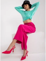 Halenka RV BZ model 21334682 tyrkysová - FPrice Halenka RV BZ model 21334682 tyrkysová - FPrice