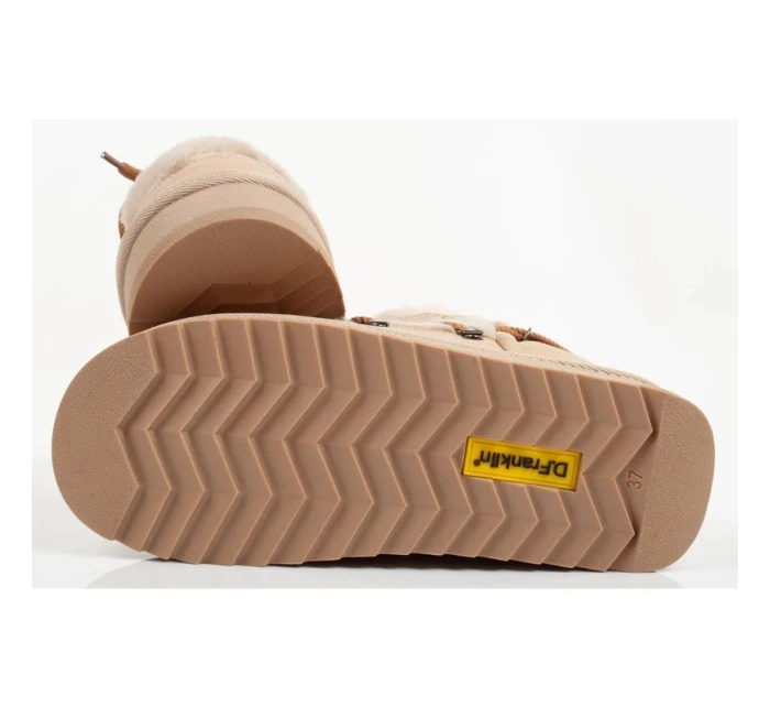 D.Franklin dámské zimní boty [DFSH370011-BEIG] dámské