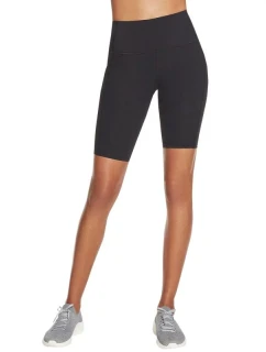 Go Walk Cyklistické kraťasy s vysokým pasem model 21388357 Black L - Skechers