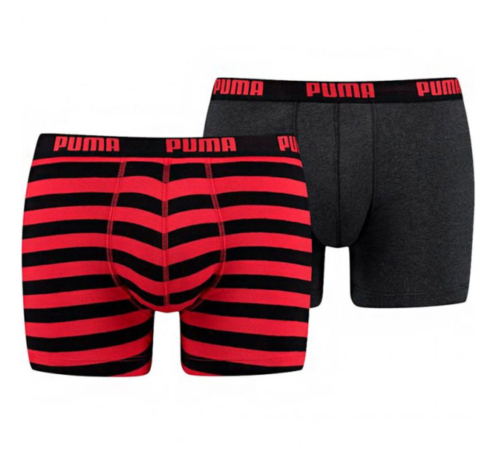 Pánské pruhované boxerky 1515 2P M 591015001 786 - Puma