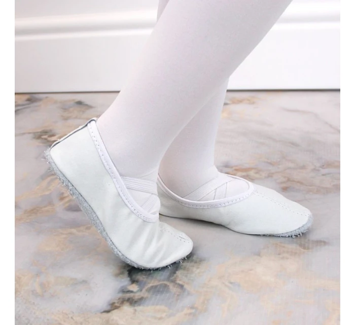 Dívčí kožené baleríny bílé model 17296826 - Nazo Dívčí kožené baleríny bílé model 17296826 - Nazo