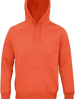 SOL'S Stellar Unisex raglánová mikina s kapucí z bio bavlny 25.3568 burnt orange