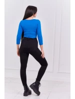 Body s potiskem pistole chrpově modré barvy