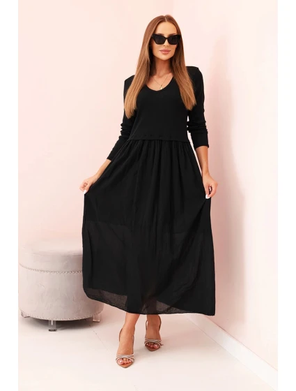 Šaty dlouhé na ramínka švestková Šaty dlouhé na ramínka švestková