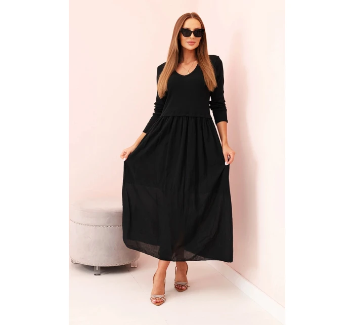 Šaty dlouhé na ramínka švestková Šaty dlouhé na ramínka švestková