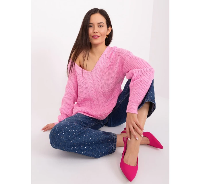 Sweter BA SW model 19034270 różowy - FPrice