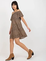 Dámské šaty D73771R30145J hnědé - FPrice