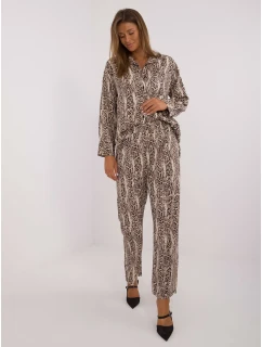 Komplet DHJ KMPL czarno beżowy model 20479813 - FPrice